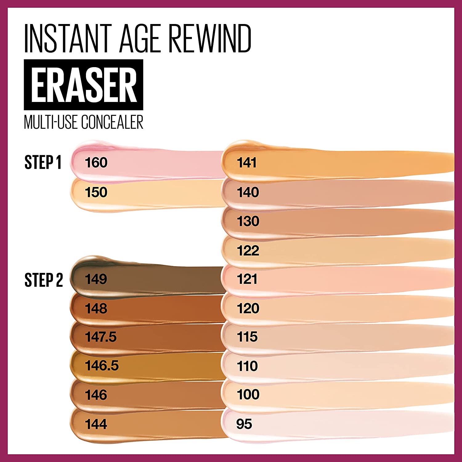 Maybelline Instant Age Rewind Eraser Dark Circles Treatment Multi-Use Concealer, 110, 1 Count (Packaging May Vary) - Image 7